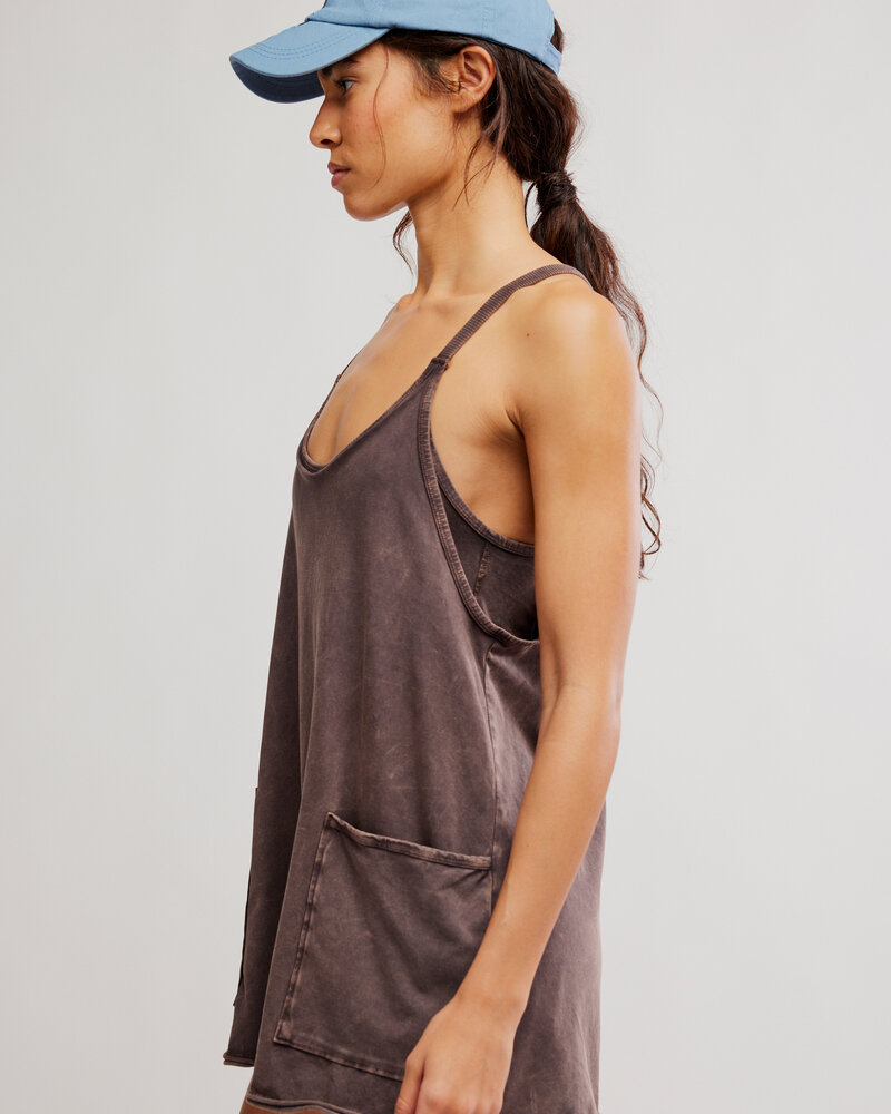 Free People Hot Shot Mini Dress | Chocolate