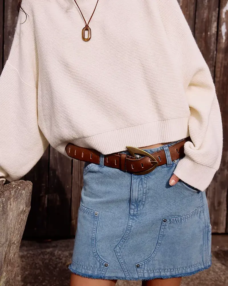 Free People Noa Belt | Cognac