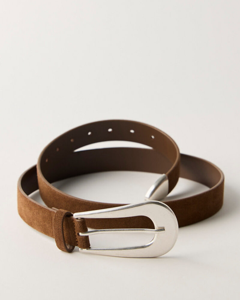 Free People Cannon Suede Belt | Espresso