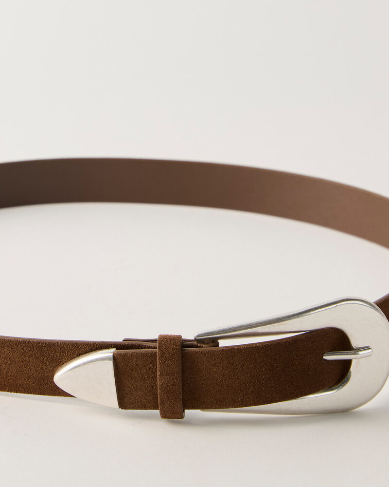 Free People Cannon Suede Belt | Espresso