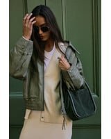 Free People Barlow Suede Bucket Bag | Olive