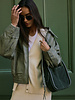 Free People Barlow Suede Bucket Bag | Olive