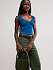 Free People Barlow Suede Bucket Bag | Olive