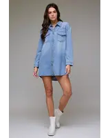 Oversized Shirt Dress