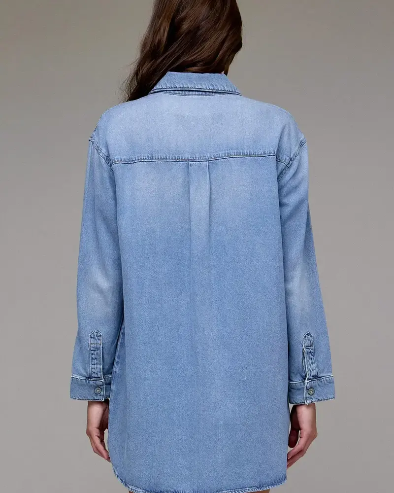 Oversized Shirt Dress