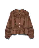 Vero Moda Jules Blouse | Cocoa