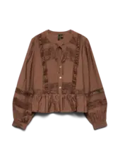 Vero Moda Jules Blouse | Cocoa