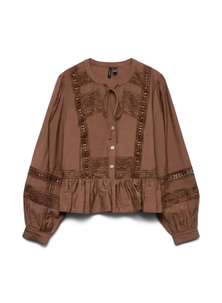 Vero Moda Jules Blouse | Cocoa