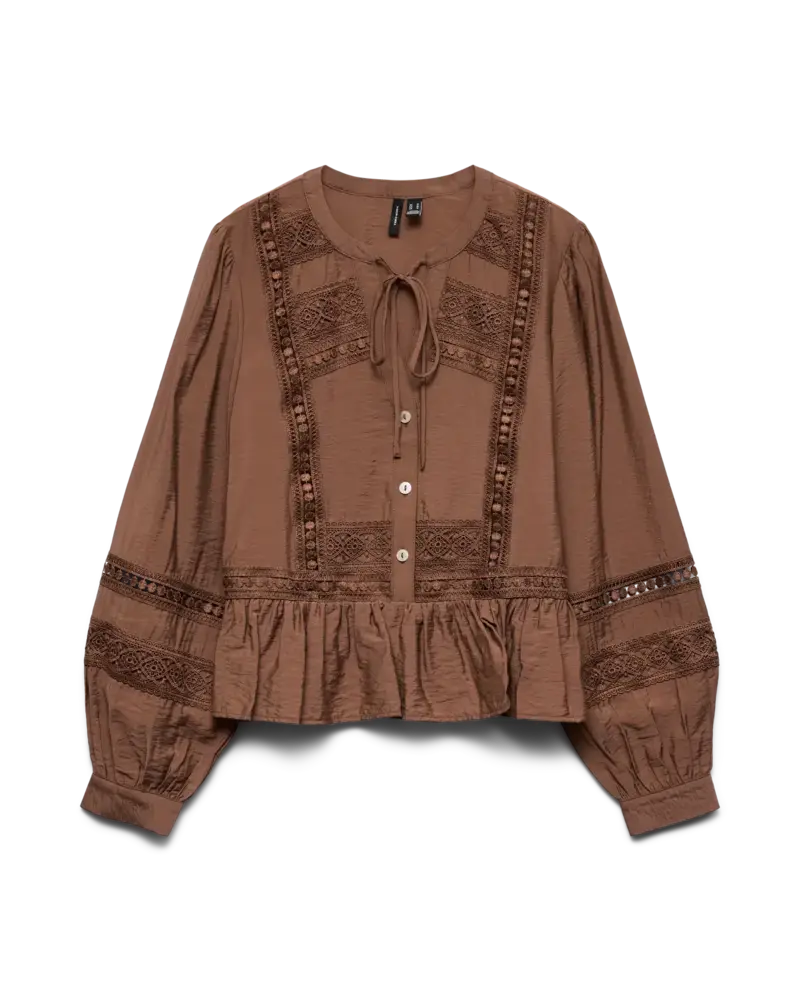 Vero Moda Jules Blouse | Cocoa