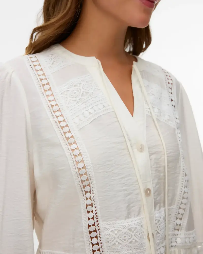Vero Moda Jules Blouse | White