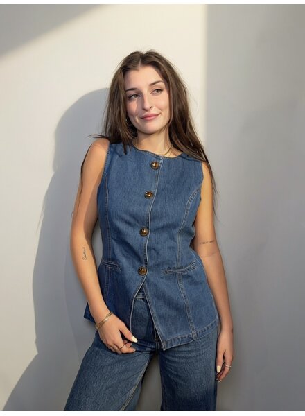 Goldie Denim Vest