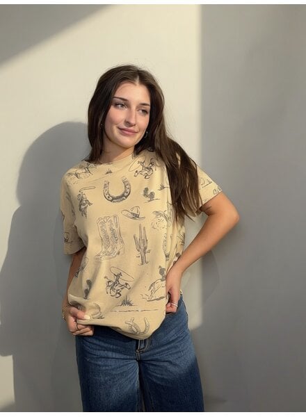 Stonie Western Graphic Tee