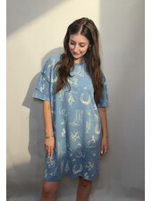 Western Motif Shirt Dress