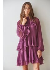 Bebe Doux Ruffle Mock Mini | Plum