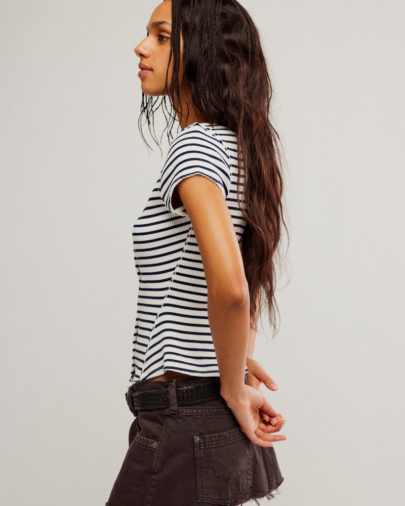 Free People Most Wanted Cardi | Black Stripe