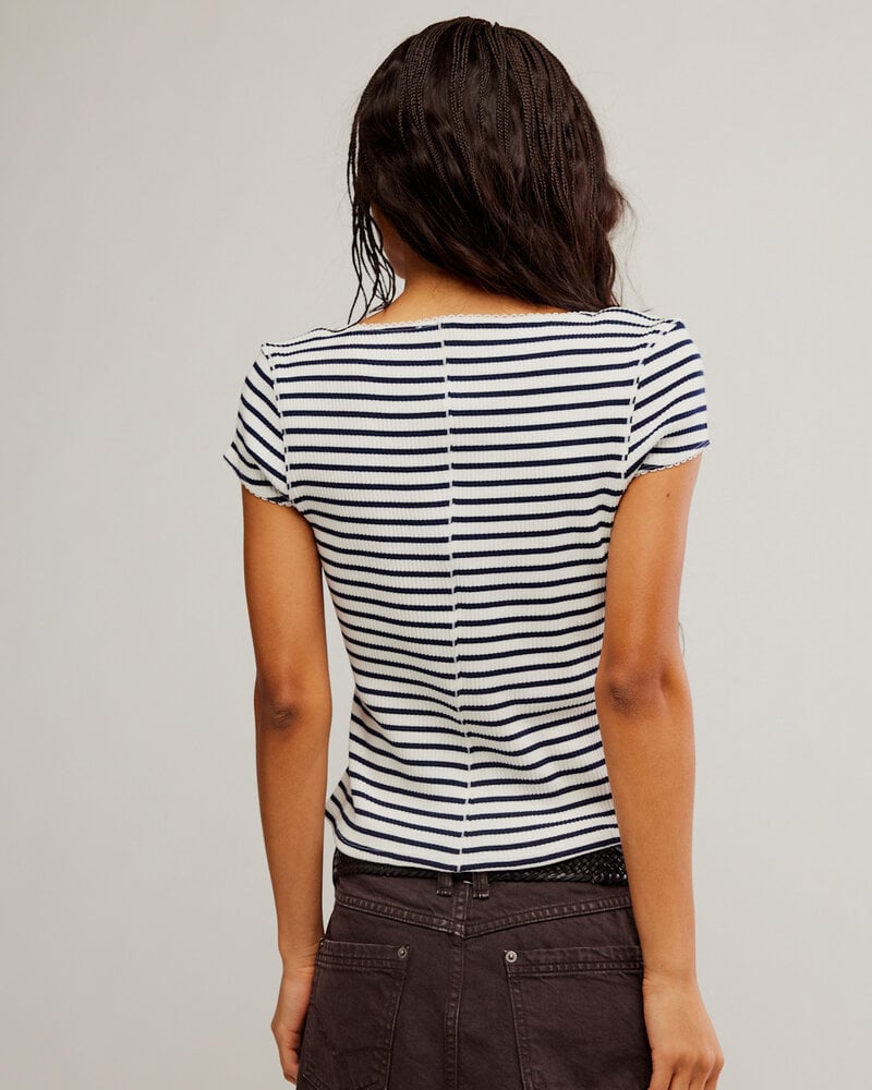 Free People Most Wanted Cardi | Black Stripe