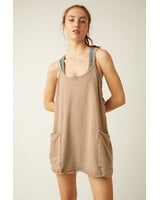 Free People Hot Shot Mini Dress | Mocha