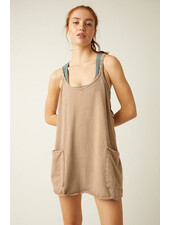 Free People Hot Shot Mini Dress | Mocha
