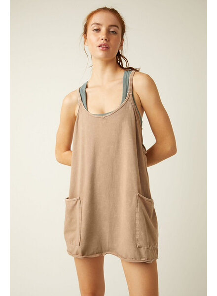 Free People Hot Shot Mini Dress | Mocha