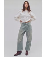 Free People Minimalist Moxie Barrel Jeans | Aloe