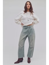 Free People Minimalist Moxie Barrel Jeans | Aloe