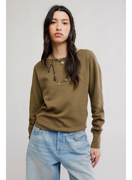 Free People Jess Long Sleeve | Olive