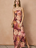 Kendyl Floral Strapless Maxi Dress