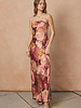 Kendyl Floral Strapless Maxi Dress