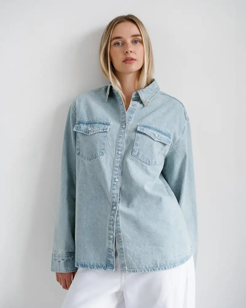 Jolene Denim Shirt | Blue