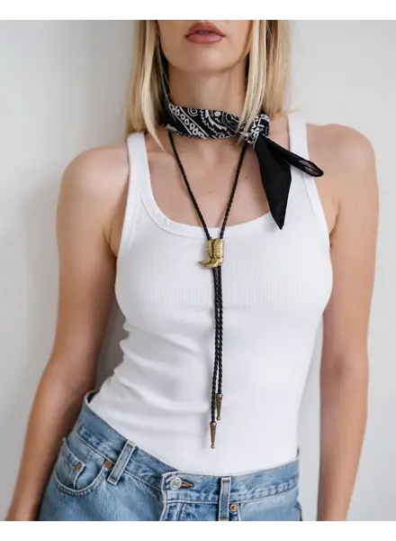 Boots Bolo Tie