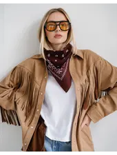 Fringe Jacket | Camel