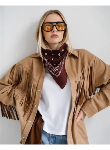 Fringe Jacket | Camel