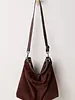 Free People Suzie Suede Slouch Tote | Espresso