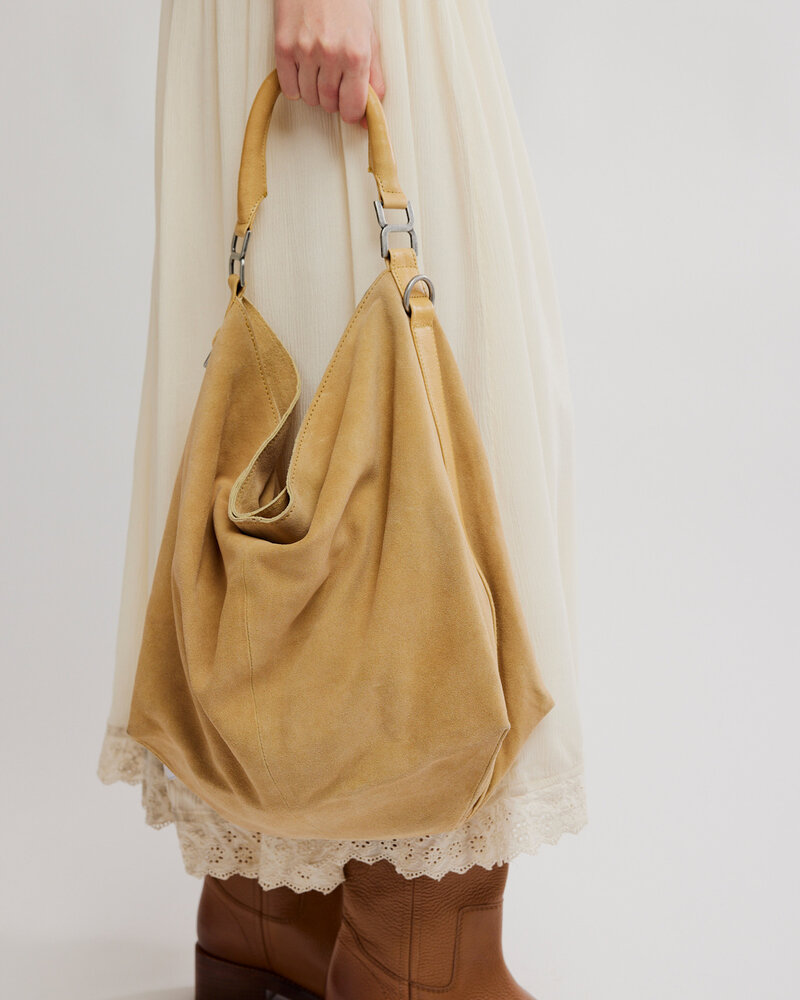 Free People Suzie Suede Slouch Tote | Harvest