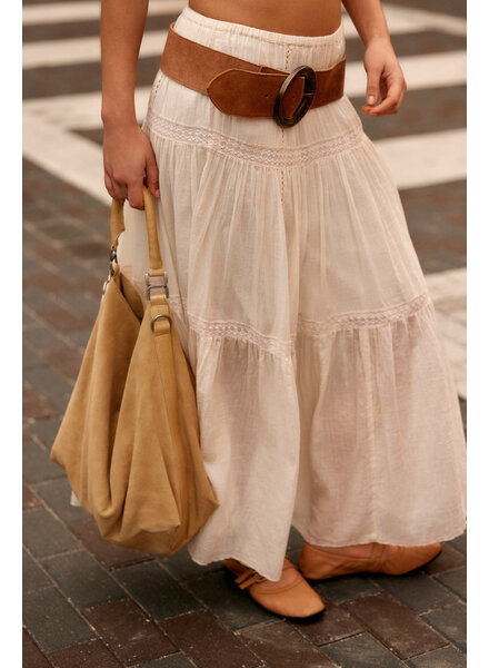 Free People Suzie Suede Slouch Tote | Harvest