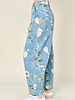 Jannie Floral Barrel Jean