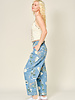 Jannie Floral Barrel Jean