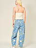Jannie Floral Barrel Jean