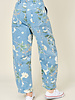 Jannie Floral Barrel Jean