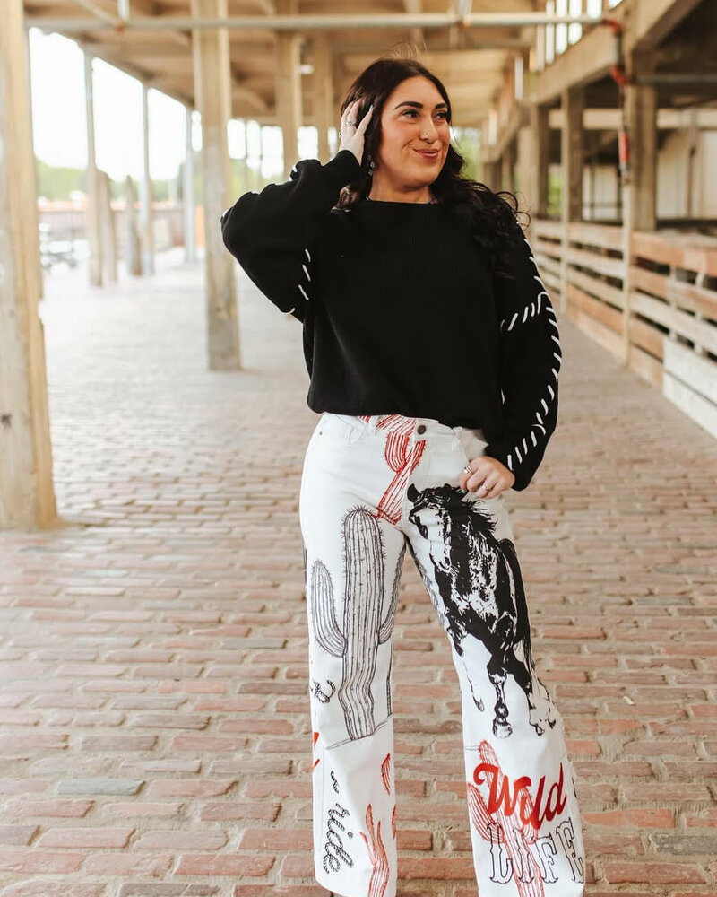 Running Wild Wide Leg Jean