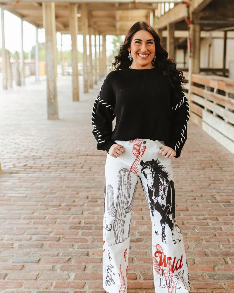 Running Wild Wide Leg Jean
