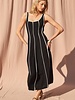 Amber Linen Blend Dress | Black