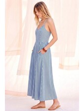 Ladiah Striped Maxi Dress | Blue
