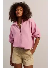 Free People Celeste Quarter Zip | Pink
