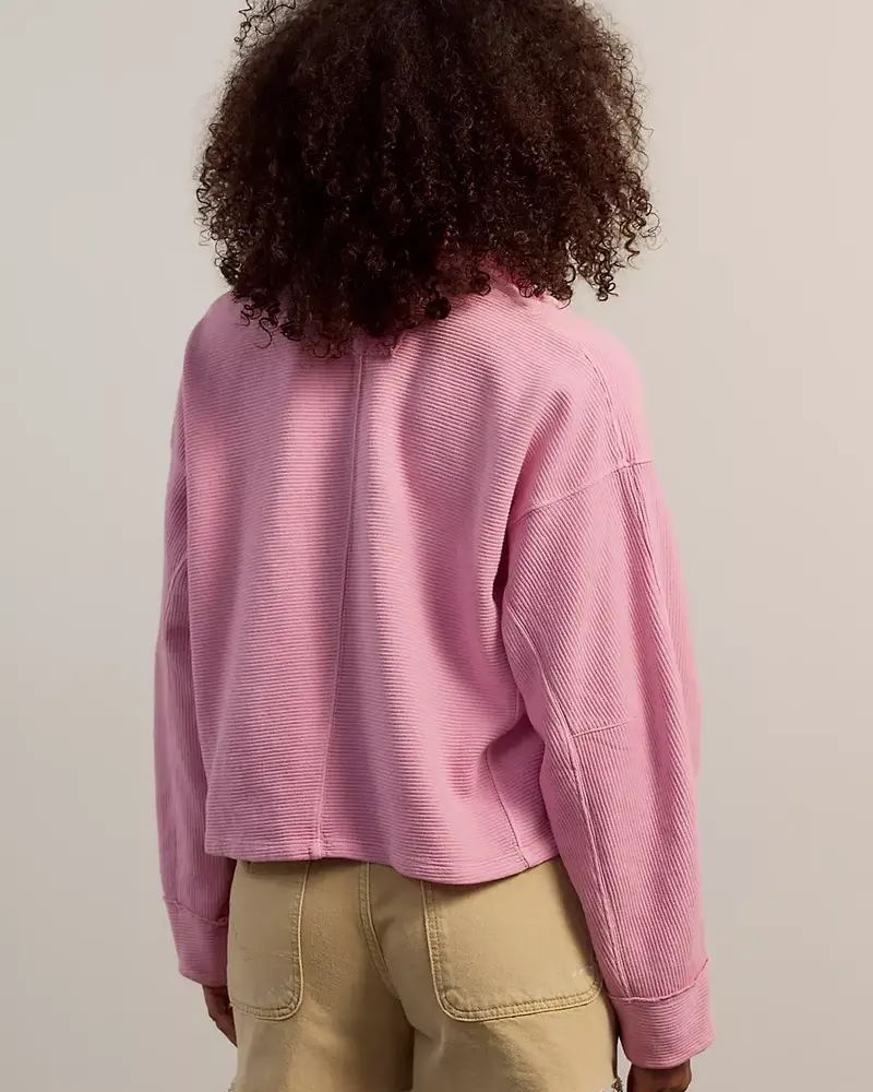 Free People Celeste Quarter Zip | Pink
