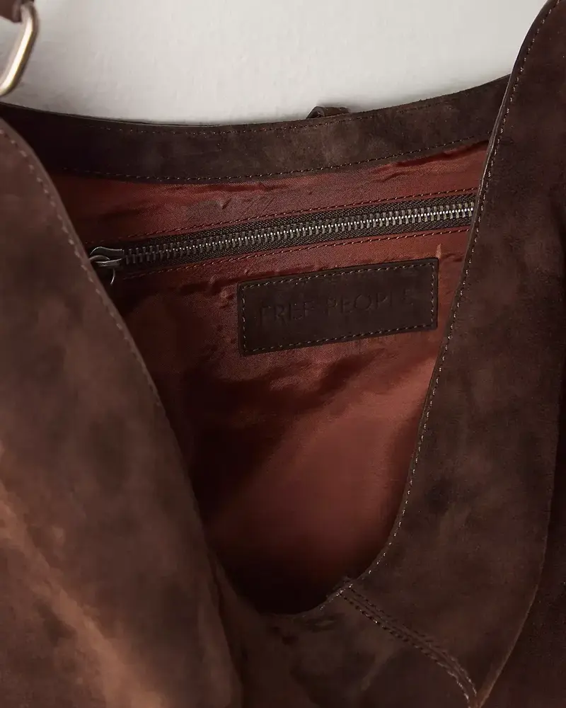 Free People Finn Fringe Shoulder Bag | Espresso