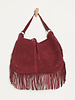 Free People Finn Fringe Shoulder Bag | Merlot