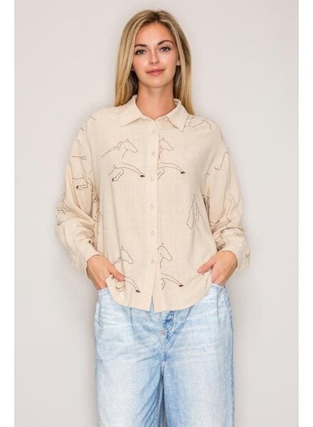Karin Horse Blouse