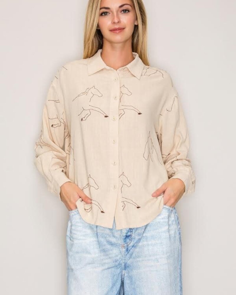 Karin Horse Blouse