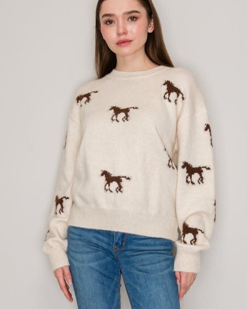 Sarah Horse Sweater